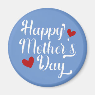 Simple Happy Mother's Day Calligraphy   Magnet