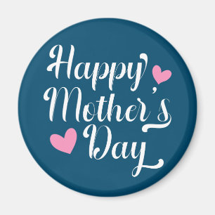 Simple Happy Mother's Day Calligraphy   Magnet