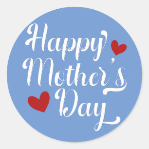 Simple Happy Mother's Day Calligraphy   Sticker