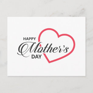 Simple Happy Mother's Day Postcard