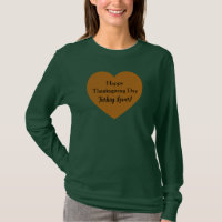 Simple Happy Thanksgiving Day Turkey Lover Orange