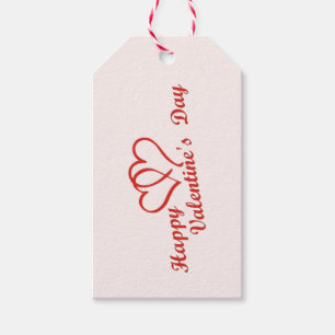 Simple Happy Valentine's Day Gift Tags