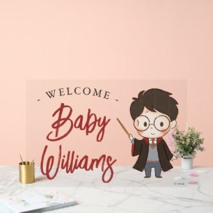 Simple Harry Potter Baby Shower Acrylic Sign