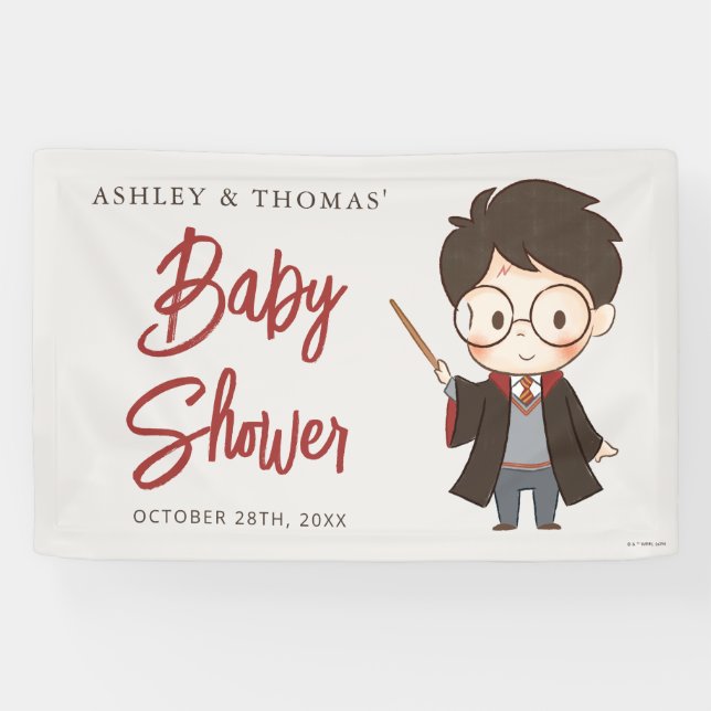 Simple Harry Potter Baby Shower Banner (Horizontal)