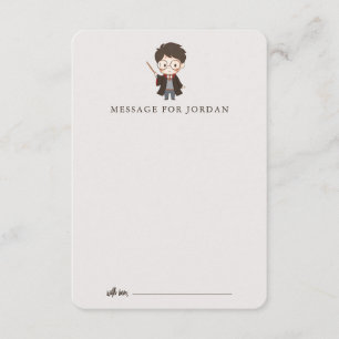 Simple Harry Potter Baby Shower Enclosure Card
