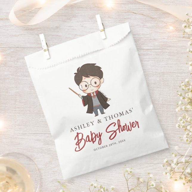 Simple Harry Potter Baby Shower Favour Bag (Clipped)