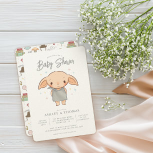 Simple Harry Potter - Dobby Baby Shower Invitation