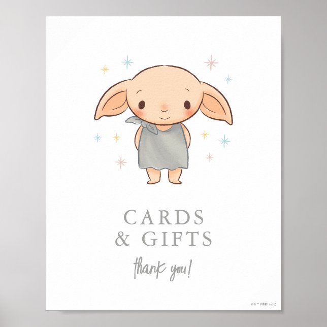 Simple Harry Potter - Dobby Baby Shower Poster (Front)