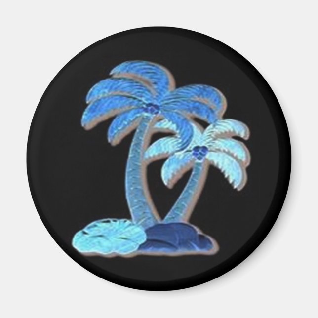 simple Hawaiian prints Magnet (Front)