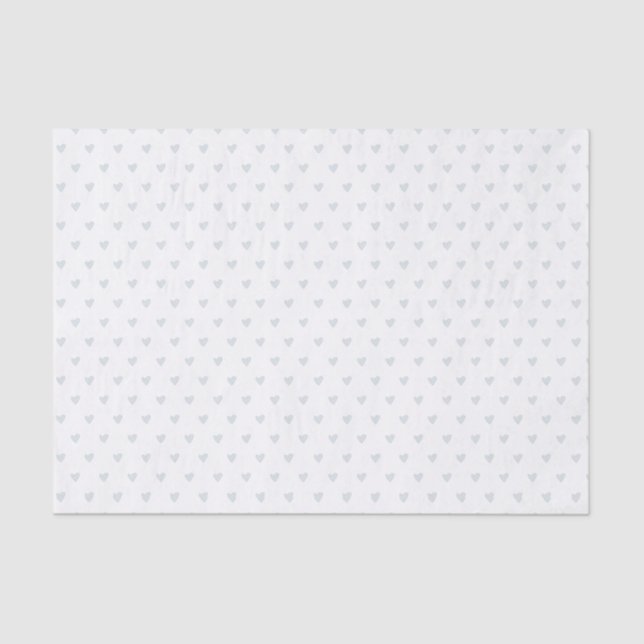 Simple Heart Pattern Tissue Paper (Front)
