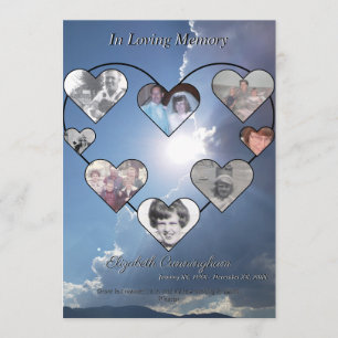 Simple Heart Photo Collage on Sunset Photo  Programme