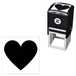 Simple Heart Self-inking Stamp