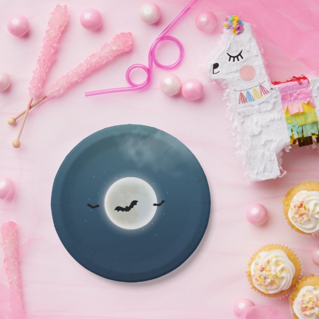 Simple Helloween Party  Paper Plate (Party)