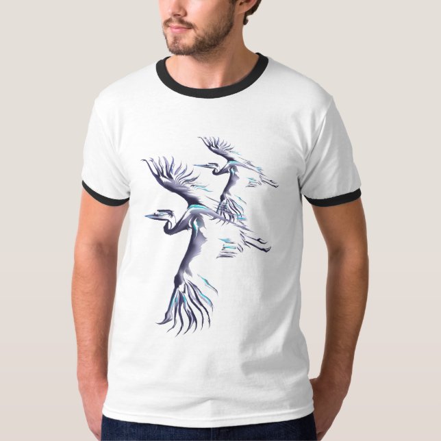 Simple Heron 2 T-Shirt (Front)