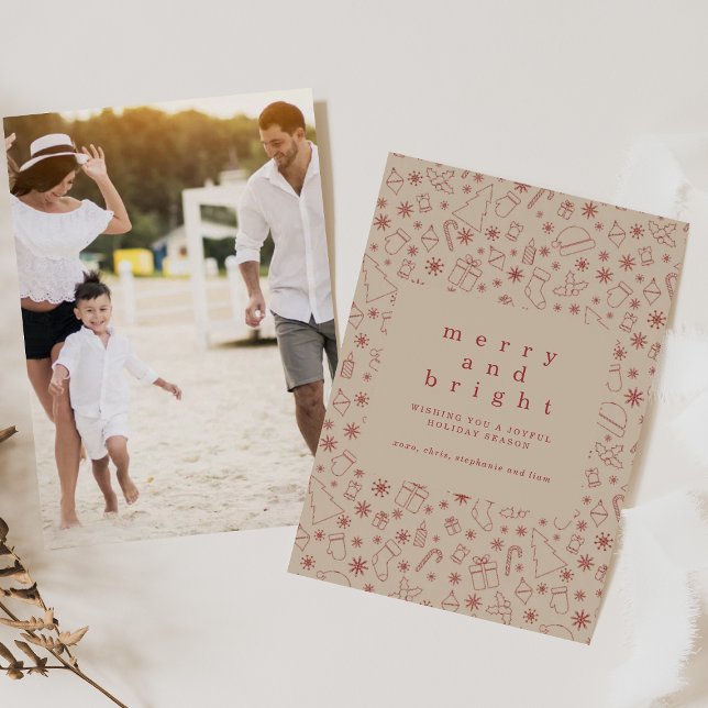 Simple Holiday Card with Photo (Creator Uploaded)