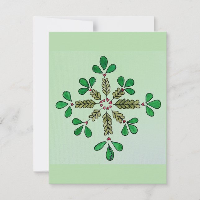 Simple Holiday Greens (Front)