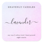 Simple Homemade Candle Sticker Labels