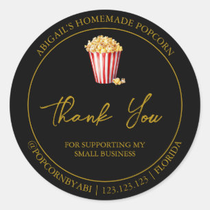 Simple Homemade Cookies Thank You Label
