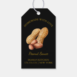 Simple Homemade Peanut Butter Hang Tag l Black