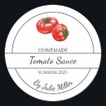 Simple Homemade Tomato Sauce Label<br><div class="desc">Special for you!</div>
