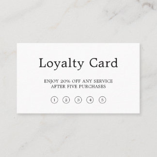 Simple Honey Farm Business Loyalty Card