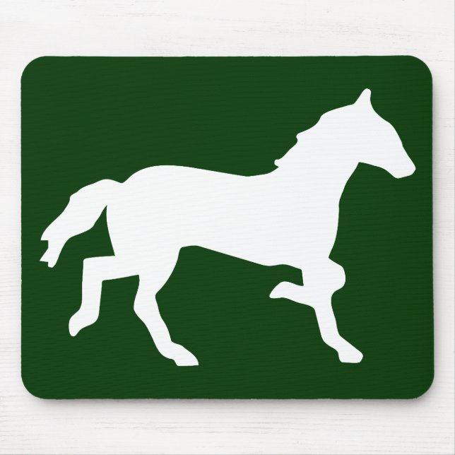 simple horse mouse pad (Front)