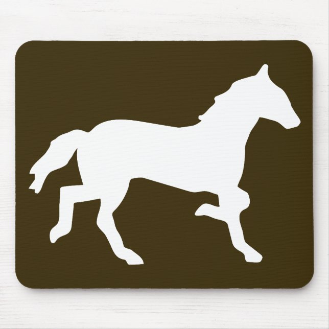 simple horse mouse pad (Front)