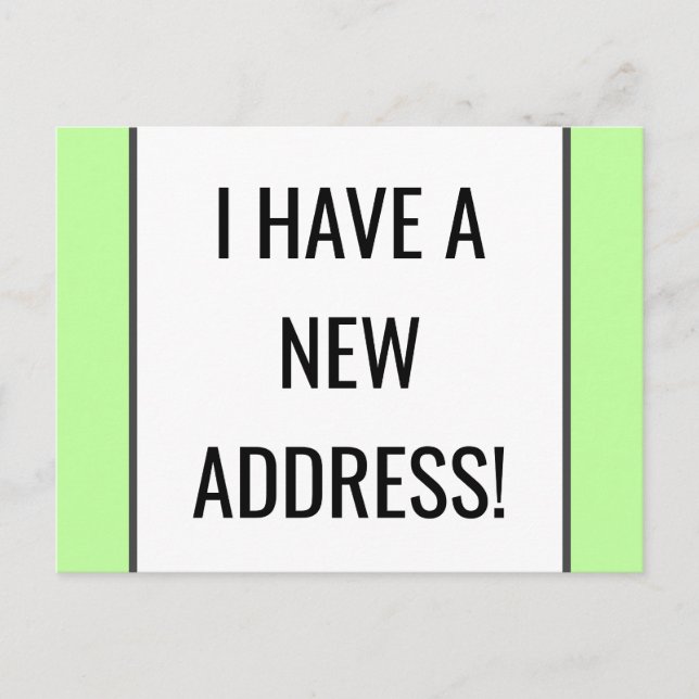 Simple, Humble and Plain New Home Postcard (Front)