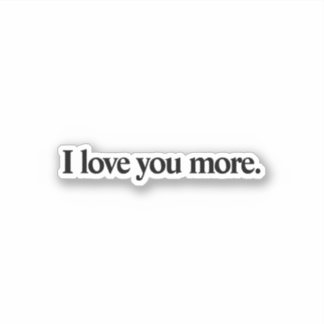 Simple I love you more water bottle