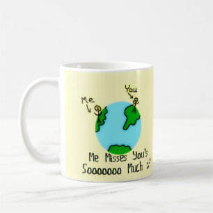 Simple I Miss You Coffee Mug
