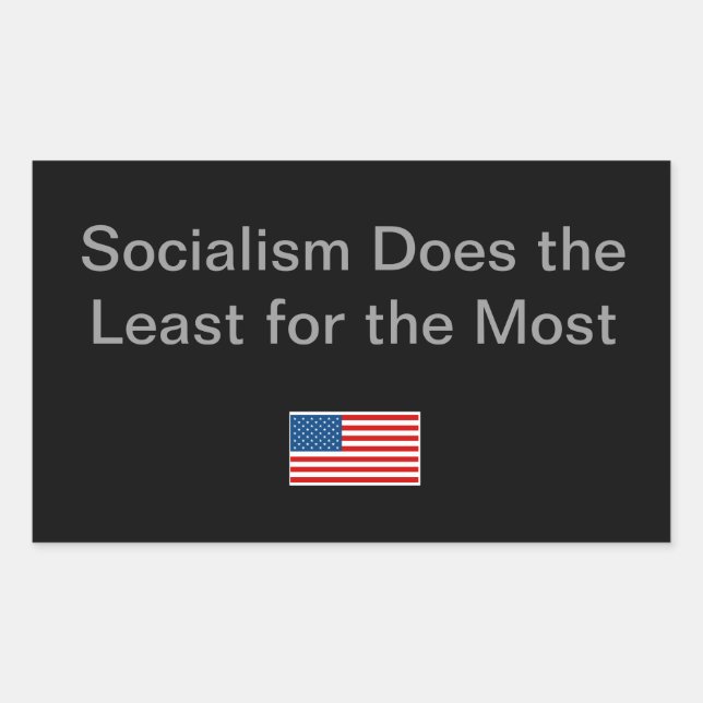 Simple Idea for the Political Season Rectangular Sticker (Front)