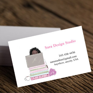 Simple, illustration, business card