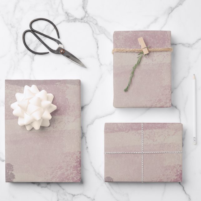 Simple in Shades of Purple Wrapping Paper Sheet (Front)