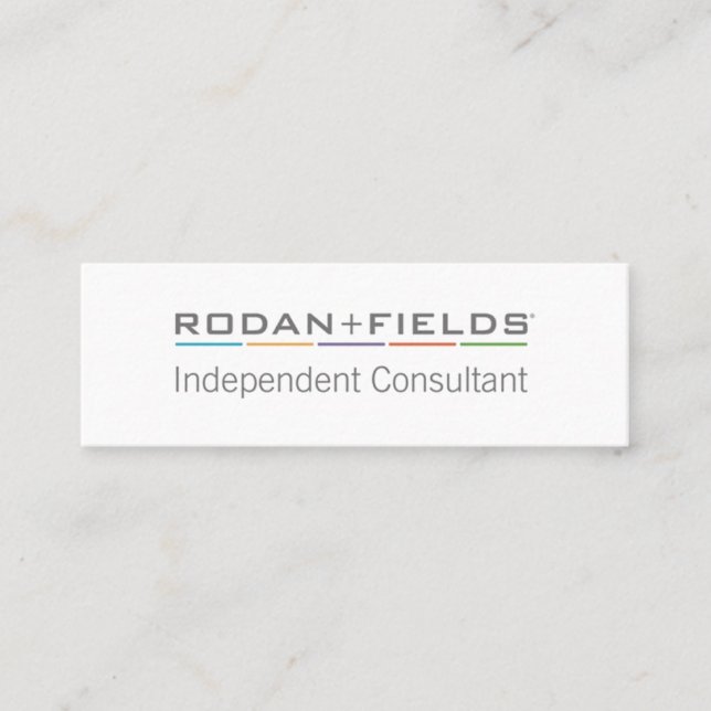 Simple Independent Consultant Business Cards (Front)