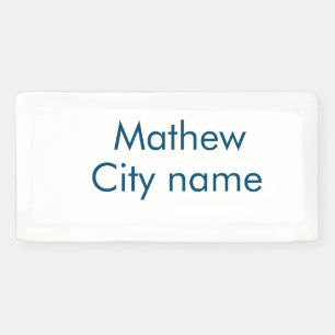 simple initial letter monogram add your name lett banner