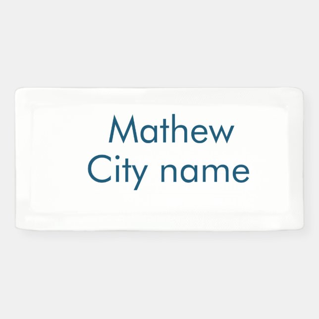 simple initial letter monogram add your name lett  banner (Horizontal)