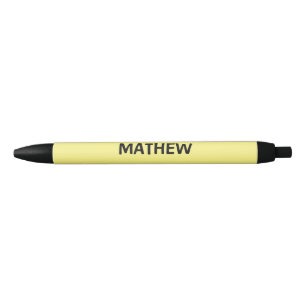 simple initial letter monogram add your name lett black ink pen