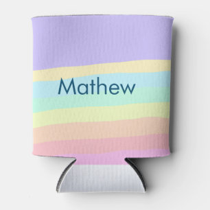 simple initial letter monogram add your name lett  can cooler