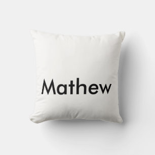 simple initial letter monogram add your name lett cushion