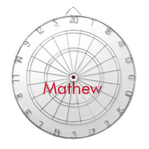simple initial letter monogram add your name lett dartboard