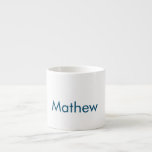 simple initial letter monogram add your name lett  espresso cup<br><div class="desc">design</div>