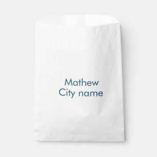 simple initial letter monogram add your name lett  favour bags