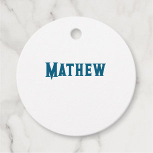 simple initial letter monogram add your name lett favour tags