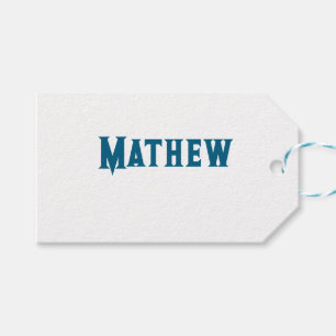 simple initial letter monogram add your name lett gift tags