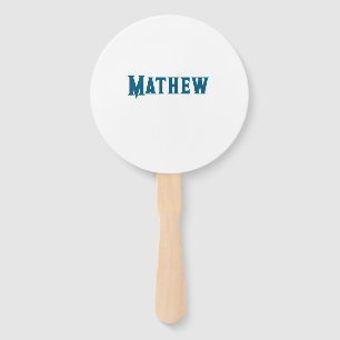 simple initial letter monogram add your name lett  hand fan