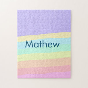 simple initial letter monogram add your name lett  jigsaw puzzle
