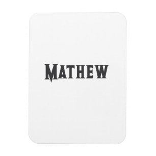 simple initial letter monogram add your name lett magnet