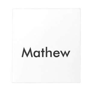 simple initial letter monogram add your name lett notepad