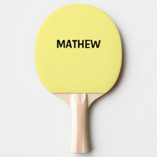 simple initial letter monogram add your name lett ping pong paddle
