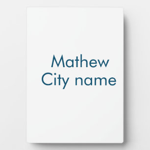 simple initial letter monogram add your name lett  plaque